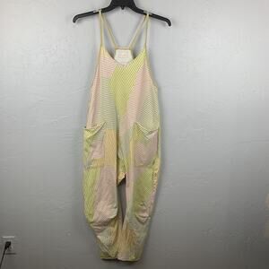 FP Movement by Free People Pastel Striped Hotshot Onesie XS
